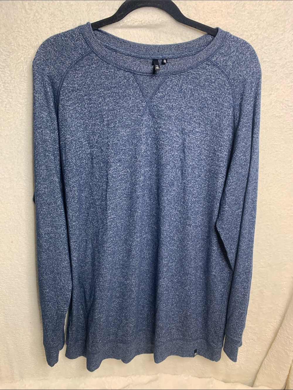 Joe's Jeans Men’s Heathered Navy Crewneck Sweater
